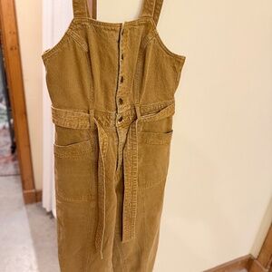 Universal thread - Carhartt color- barrel leg romper overalls